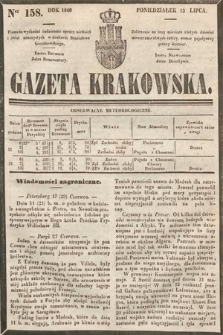 Gazeta Krakowska. 1840, nr 158