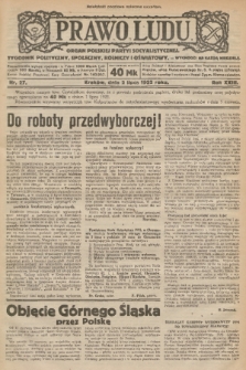 Prawo Ludu : organ Polskiej Partyi Socyalistycznej : tygodnik polityczny, społeczny, rolniczy i oświatowy. R. 23, 1922, nr 27
