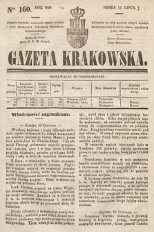 Gazeta Krakowska. 1840, nr 160