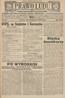 Prawo Ludu : organ Polskiej Partyi Socyalistycznej : tygodnik polityczny, społeczny, rolniczy i oświatowy. R. 23, 1922, nr 47