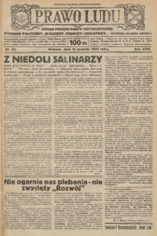 Prawo Ludu : organ Polskiej Partyi Socyalistycznej : tygodnik polityczny, społeczny, rolniczy i oświatowy. R. 23, 1922, nr 50