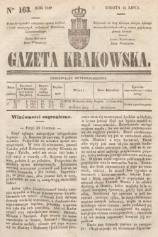 Gazeta Krakowska. 1840, nr 163