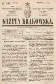 Gazeta Krakowska. 1840, nr 165