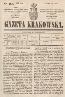 Gazeta Krakowska. 1840, nr 168