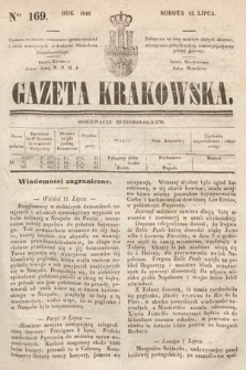 Gazeta Krakowska. 1840, nr 169