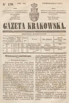 Gazeta Krakowska. 1840, nr 170