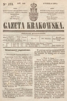 Gazeta Krakowska. 1840, nr 171