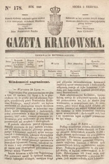 Gazeta Krakowska. 1840, nr 178
