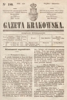 Gazeta Krakowska. 1840, nr 180