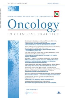 Oncology in Clinical Practice : official journal of the Polish Society of Clinical Oncology. Vol. 19, 2023, no. 4