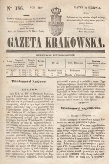 Gazeta Krakowska. 1840, nr 186