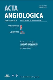 Acta Angiologica. Vol. 29, 2023, no. 2
