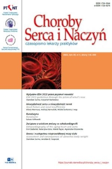 Choroby Serca i Naczyń : czasopismo lekarzy praktyków. T. 20, 2023, nr 4
