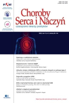 Choroby Serca i Naczyń : czasopismo lekarzy praktyków. T. 19, 2022, nr 3