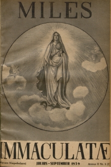 Miles Immaculatae. Annus 2, 1939, nr 3