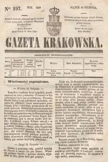 Gazeta Krakowska. 1840, nr 197