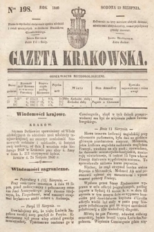 Gazeta Krakowska. 1840, nr 198