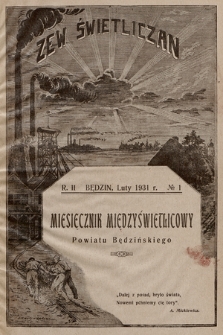 Zew Świetliczan : miesięcznik międzyświetlicowy powiatu będzińskiego. R.2, 1931, nr 1