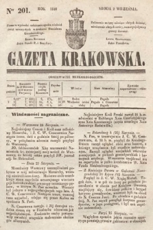 Gazeta Krakowska. 1840, nr 201