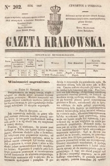 Gazeta Krakowska. 1840, nr 202