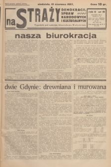 Na Straży Demokracji, Spraw Narodowych i Kulturalnych. R.2, 1937, nr 19