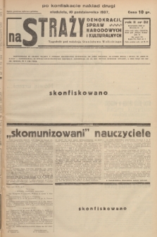 Na Straży Demokracji, Spraw Narodowych i Kulturalnych. R.2, 1937, nr 32