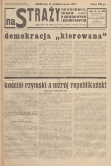 Na Straży Demokracji, Spraw Narodowych i Kulturalnych. R.2, 1937, nr 33