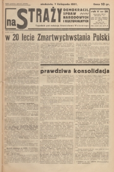 Na Straży Demokracji, Spraw Narodowych i Kulturalnych. R.2, 1937, nr 36