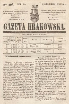 Gazeta Krakowska. 1840, nr 205