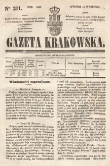 Gazeta Krakowska. 1840, nr 211