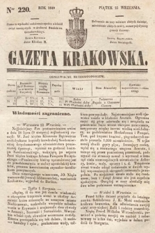 Gazeta Krakowska. 1840, nr 220