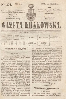 Gazeta Krakowska. 1840, nr 224