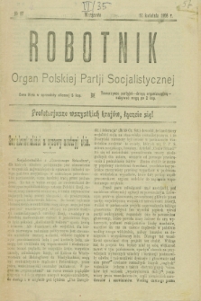 Robotnik : organ Polskiej Partji Socjalistycznej. 1906, № 87 (18 kwietnia)