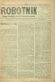 Robotnik : organ Polskiej Partji Socjalistycznej. 1906, R.13, № 103 (27 maja)