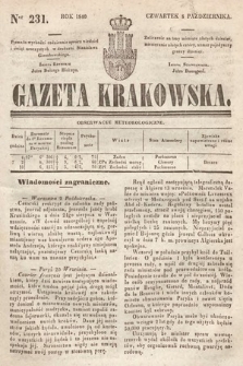 Gazeta Krakowska. 1840, nr 231