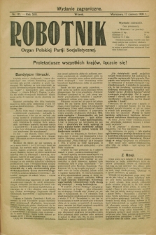 Robotnik : organ Polskiej Partji Socjalistycznej. R.13, nr 115 (12 czerwca 1906) - wyd. zagraniczne