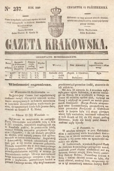 Gazeta Krakowska. 1840, nr 237