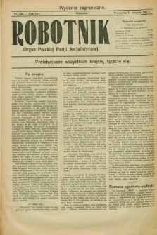 Robotnik : organ Polskiej Partji Socjalistycznej. R.13, nr 166 (12 sierpnia 1906) - wyd. zagraniczne