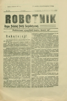 Robotnik : organ Polskiej Partji Socjalistycznej. 1906, № 178 (11 września)