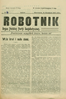 Robotnik : organ Polskiej Partji Socjalistycznej. 1906, № [180] (15 września)