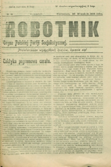 Robotnik : organ Polskiej Partji Socjalistycznej. 1906, № 181 (20 września)