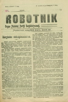 Robotnik : organ Polskiej Partji Socjalistycznej. 1906, № 182 ([22 września])