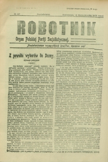 Robotnik : organ Polskiej Partji Socjalistycznej. 1906, № 187 (8 października)