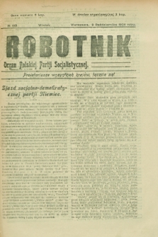Robotnik : organ Polskiej Partji Socjalistycznej. 1906, № 188 (9 października)