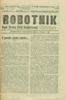 Robotnik : organ Polskiej Partji Socjalistycznej. 1906, № 193 (18 października)