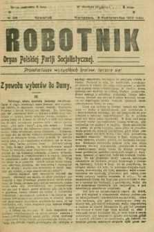 Robotnik : organ Polskiej Partji Socjalistycznej. 1906, № 195 ([25] października)