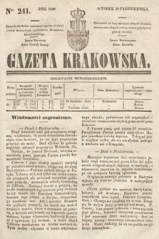 Gazeta Krakowska. 1840, nr 241