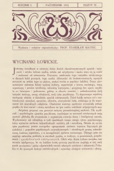 Kształt i Barwa : pismo poświęcone sprawom wychowania artystycznego, nauki rysunku i sztuki stosowanej. R.1, 1913, z. 4
