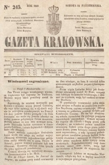 Gazeta Krakowska. 1840, nr 245