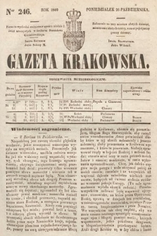 Gazeta Krakowska. 1840, nr 246